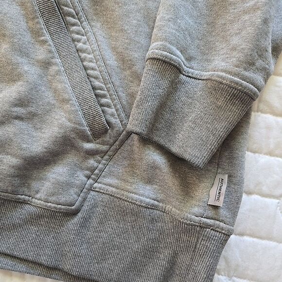 Vintage Nike 1990s Illinois Fighting Illini Embroidered Gray Pullover Hoodie XXL - Picture 2 of 8